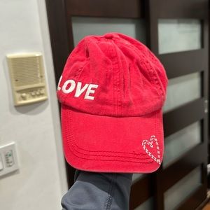 Red Peace Love World Cap